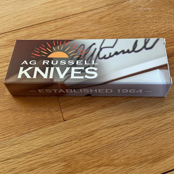 A.G.Russell Gu stock Lockbacks with Yellow Delrin - Picture 10 of 10